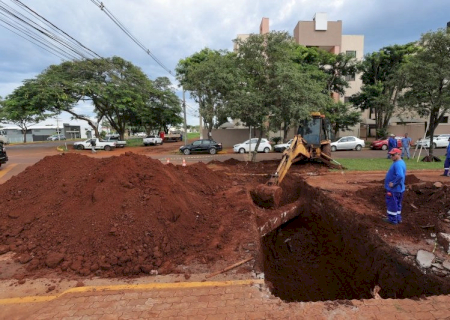 Começa segunda etapa de obra que acabará com alagamentos no Parque Alvorada