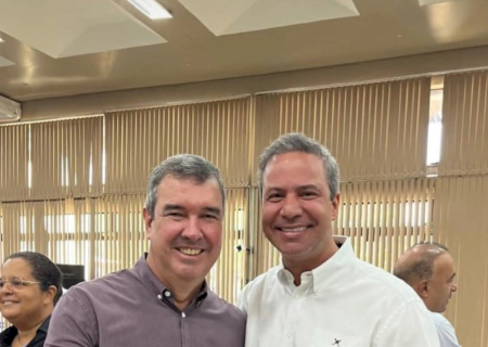 O prefeito de Itaporã, Tiago Carbonaro, participou nesta semana da agenda oficial do Governo do Estado realizada em Dourados.