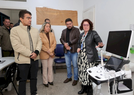 Prefeitura leva moderno ultrassom morfológico para atender gestantes de alto risco no CAM