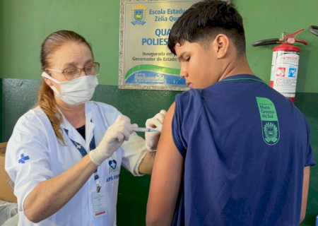 Saúde de MS realiza vacinação de crianças e adolescentes nas escolas até 15 de maio