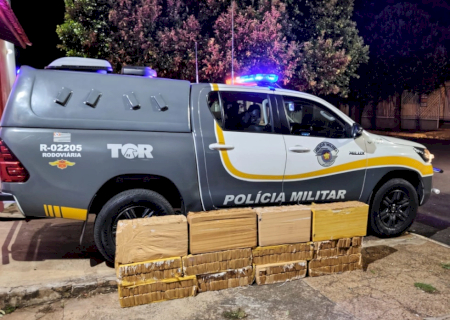 Veículo roubado na fronteira é encontrado com carga milionária de maconha em SP