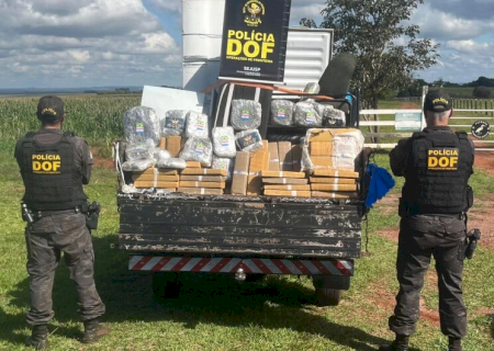 Mudança em caminhão escondia mais de meia tonelada de maconha em Dourados