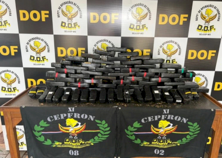 A caminho de Dourados, homem é preso com carga de cocaína avaliada em R$ 4 milhões