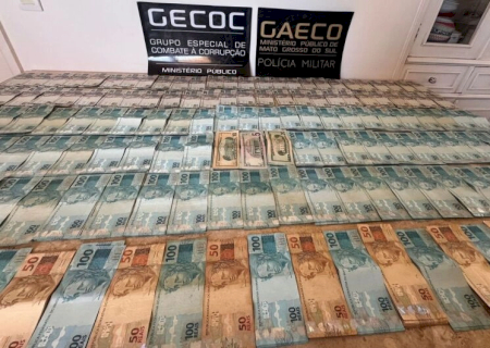 MP apreende quase R$ 500 mil durante operação contra fraudes em contratos de tapa-buracos