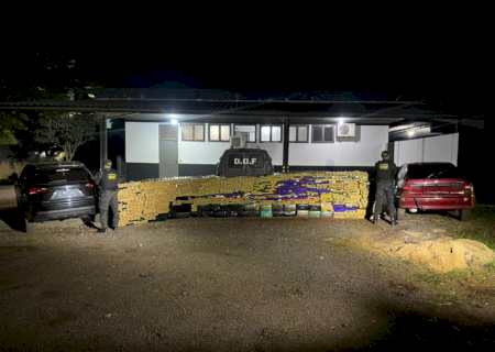Polícia apreende carga de drogas avaliadas em R$ 5,5 milhões na fronteira