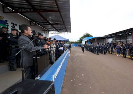 Em solenidade de troca de comando do 3º BPM, Marçal destaca avanço histórico na segurança