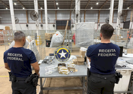Receita Federal apreende quase R$ 2 milhões em mercadorias e veículos na fronteira