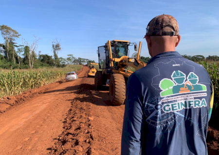 Prefeitura de Itaporã realiza ampla restauração da ITA-18 e reforça melhorias nas estradas rurais
