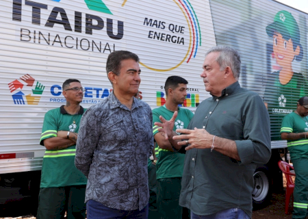Com caminhão e esteira novos, Agecold vai ampliar coleta seletiva e fortalecer reciclagem