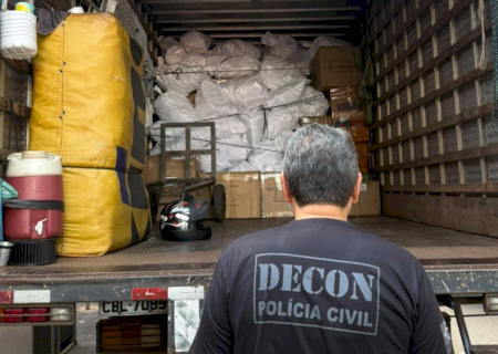 Operação apreende produtos falsificados em duas lojas de Campo Grande