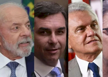 Big Data: Lula supera Flávio Bolsonaro e empata com Caiado e Zema no 2º turno