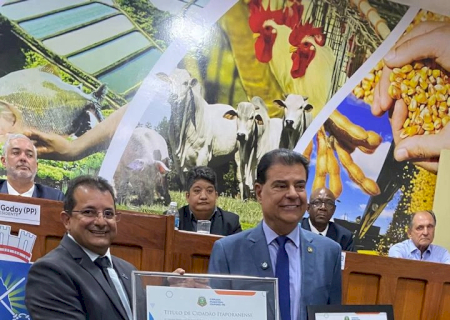 Senador Nelsinho Trad recebe Título de Cidadão Itaporanense