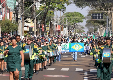 Prefeitura encerra dia 5 de agosto inscrições para desfile Cívico Militar de 7 de Setembro