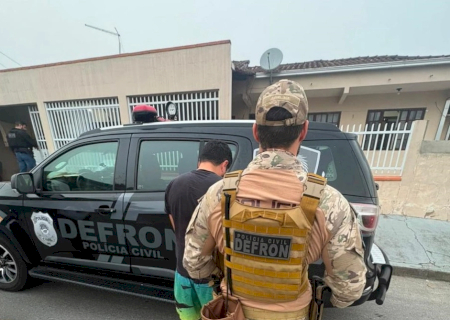 Operação em Joinville prende suspeitos de furtar caminhonete em Amambai