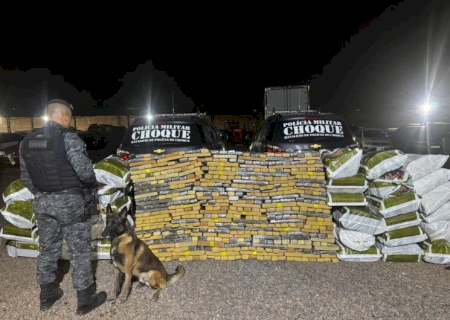 Choque encontra 1,2 tonelada de maconha em 'bunker' construído em residência
