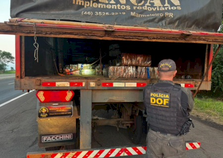 Dupla é presa em rodovia paulista com 3,5 toneladas de drogas que saiu de Ponta Porã