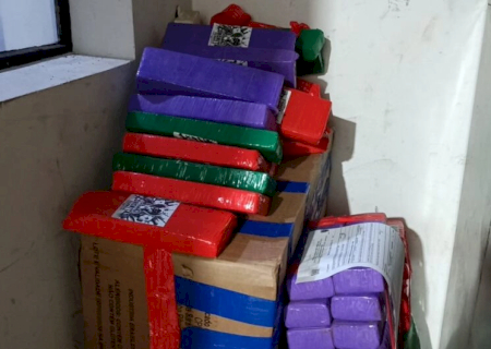 Parati parada em rodovia chama atenção e polícia encontra quase 250kg de drogas