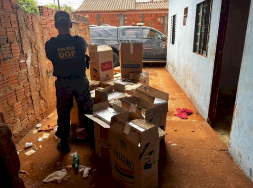 Van carregada com cigarros paraguaios é apreendida no Parque da Nações I