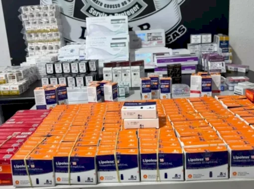 Operação apreende 551 caixas de emagrecedores e anabolizantes na BR-060