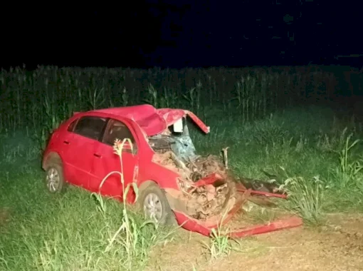 Colisão entre Dourados e Deodápolis deixa motorista morto