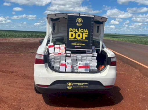 Homem é preso com 239 celulares avaliados em R$ 2 milhões na fronteira com o Paraguai
