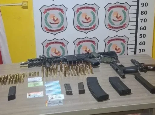 Brasileiro é preso pela 2ª vez com arsenal de armas em menos de 3 anos no Paraguai