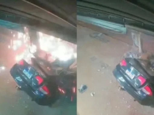 Rapaz colide Honda Civic contra poste e morre na região central de Amambai