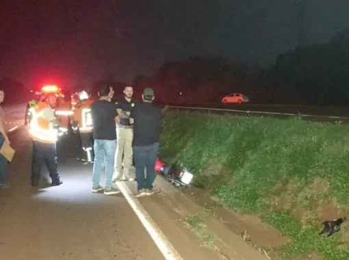 Motociclista de 19 anos morre após acidente na rodovia BR-163
