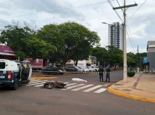 Motociclista morre em acidente no centro de Dourados