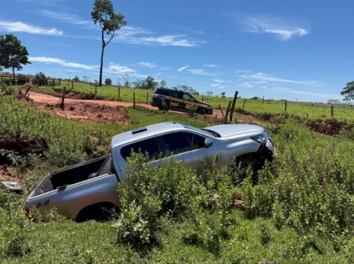 Ação integrada recupera caminhonete furtada em Dourados e prende suspeito em Iguatemi