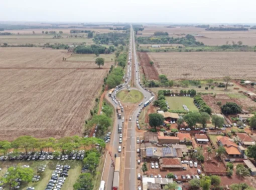 BR-163 terá “operação especial” devido à Romaria de Nossa Senhora Aparecida em Dourados