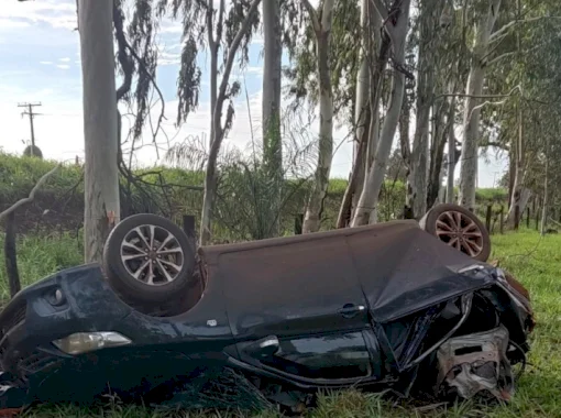 Homem morre após carro capotar entre Dourados e Fátima do Sul