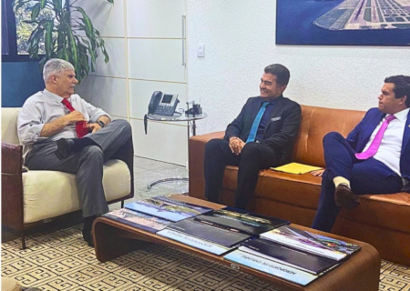 Em Brasília, Marçal dá passos importantes para reabrir o Aeroporto de Dourados