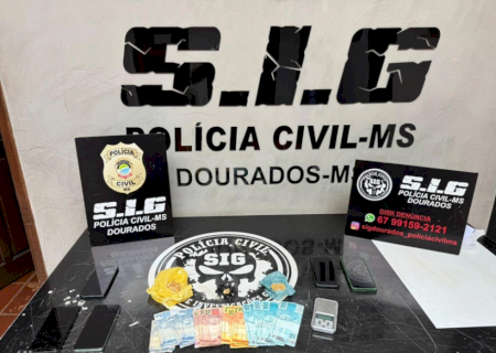 Polícia fecha 'boca de fumo' e prende trio em flagrante em Dourados