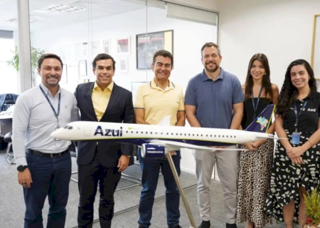 Em São Paulo, Marçal ouve de diretores que Azul voltará a operar em Dourados