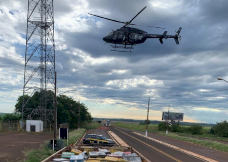 Maconha apreendida com motorista catarinense pesou 8 toneladas