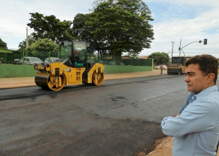Em parceria com governo de MS, Marçal dá largada a recapeamento histórico do Água Boa