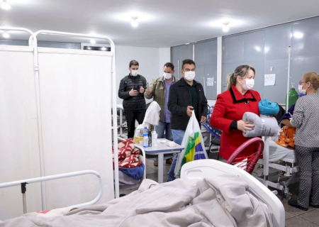 Hospital da Vida recebe cobertores da campanha “Cuidando com Amor e Aquecendo Vidas”