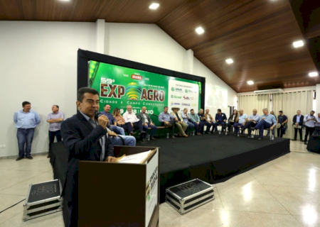 Na Expoagro, prefeito destaca esforços para volta dos voos comerciais a Dourados