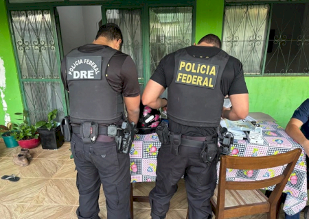 PF cumpre mandado em Dourados em operação que investiga roubo de aeronaves para uso no tráfico