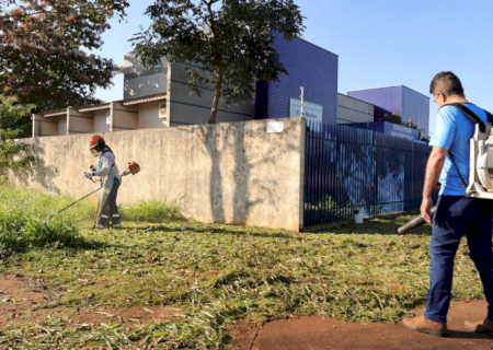 Centro Viva Mulher recebe mutirão de limpeza e revitalização em Dourados