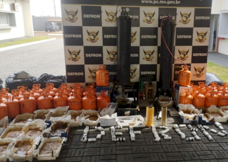 Dois presos em operação contra produção de DRY, droga que pode valer R$ 18 mil por 180g