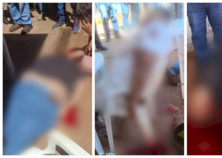 Três homens são executados a tiros enquanto almoçavam na fronteira de MS com o Paraguai