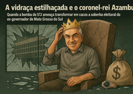 Estilhaços de bomba lançada pela Polícia Federal no STJ podem atingir o trono do coronel-rei Azambuja