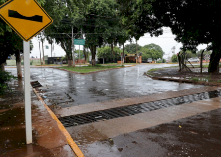 Ações preventivas reduzem quedas de árvores e alagamentos durante temporal em Dourados