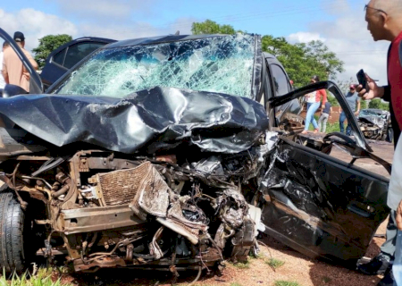 Acidente entre Prisma e Honda Fit deixa duas mulheres e um homem morto na MS-164