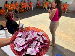 Ações de conscientização e cuidados com a saúde da mulher são desenvolvidas em presídios de MS