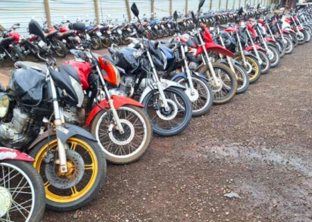 Leilão do Detran/MS oferece 131 motocicletas para circulação
