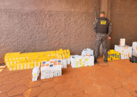 Dupla é presa com R$ 5 mi em celulares e eletrônicos que seguiam para SP