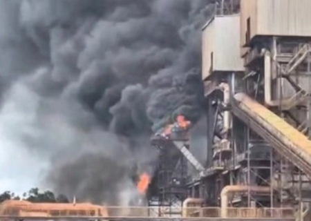 Incêndio atinge usina de álcool e açúcar em cidade de MS